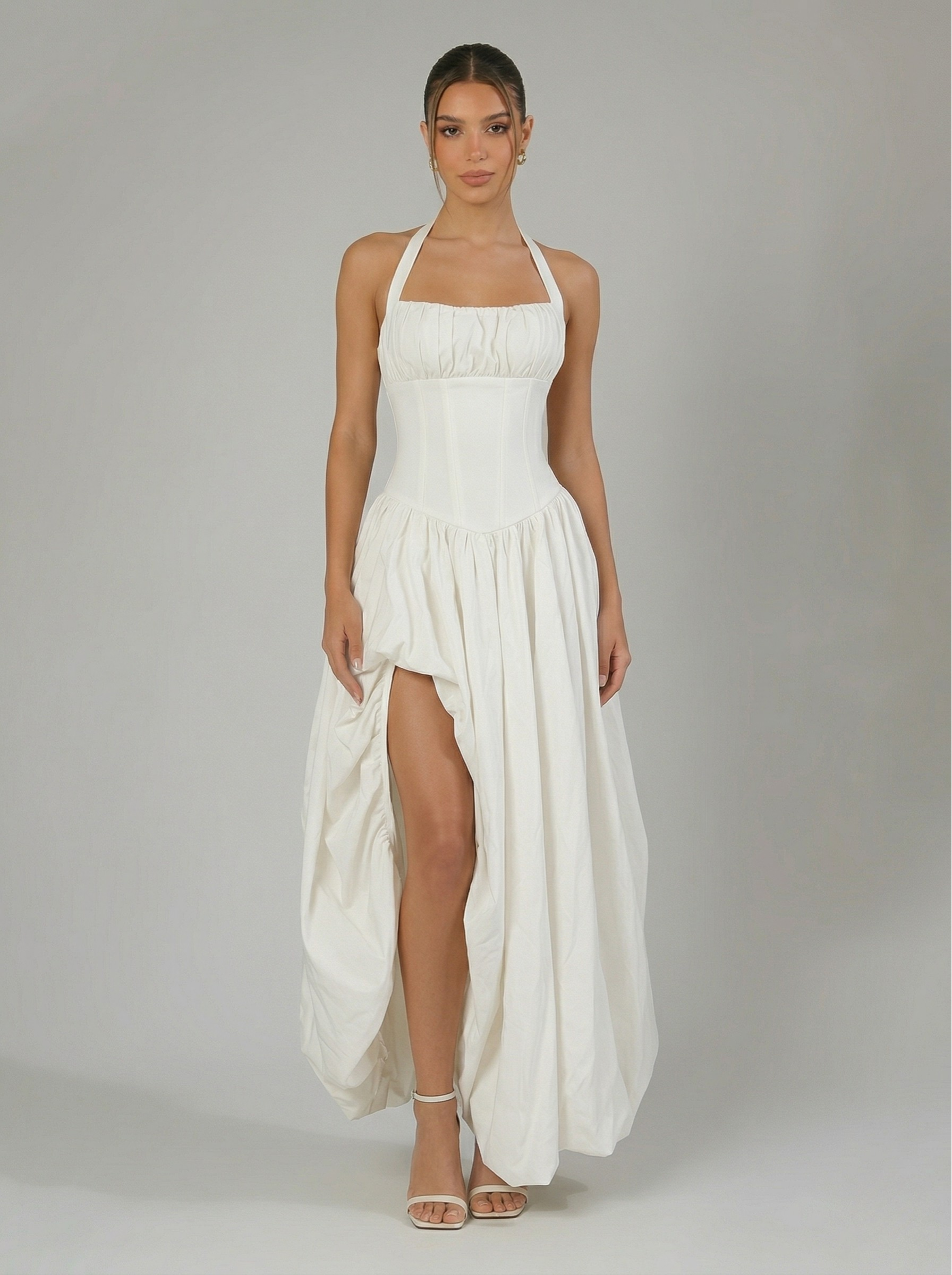 maxi dress near me in store Soire Color:White / Brass sticker:new-arrival:2026-03-30:2026-04-06 Elevate your summer wardrobe Shop Rehearsal Dinner Dresses