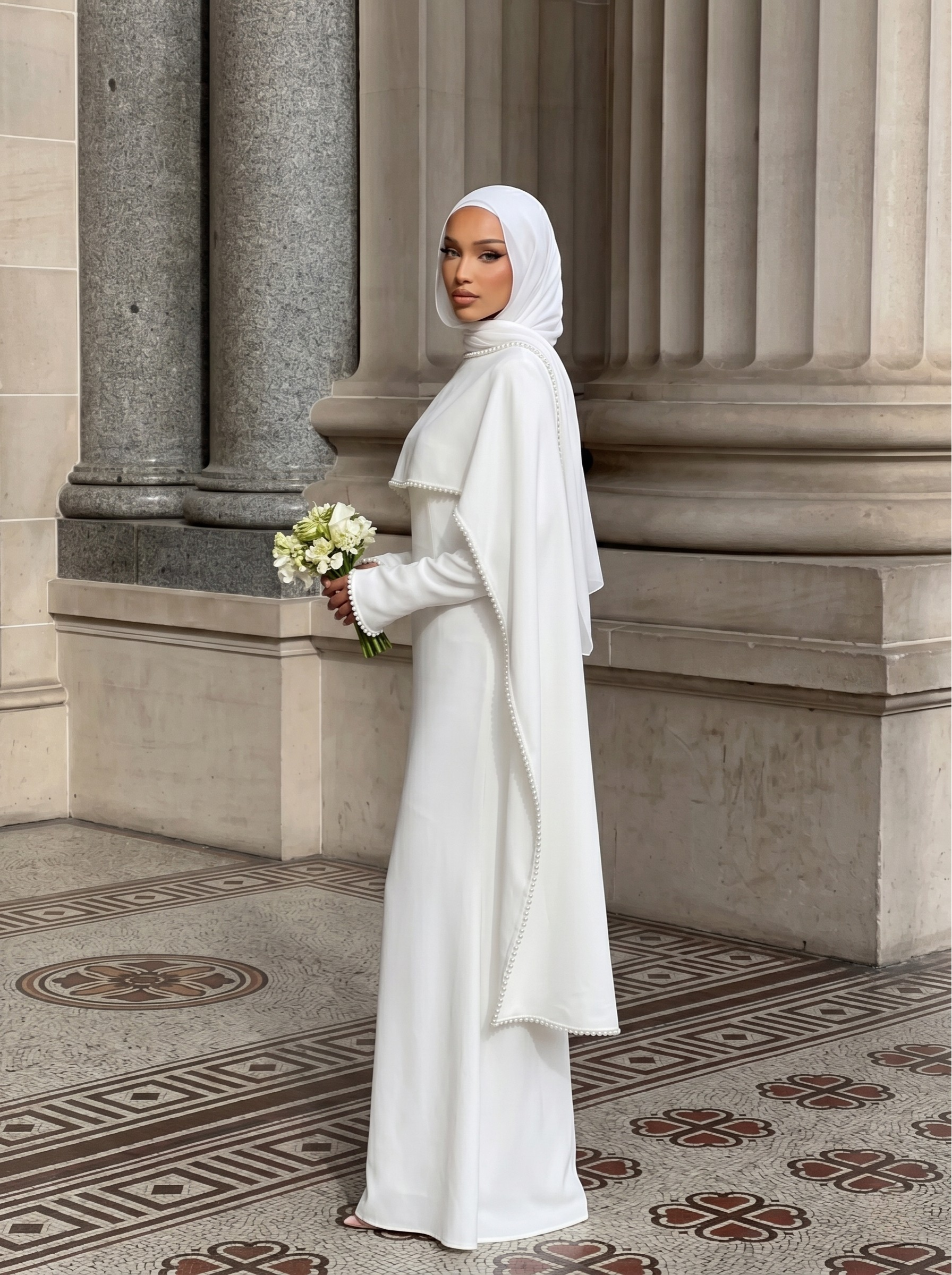 formal modest dress for women Silky Flare Evening Red / L The Splendor Dress was designed as our very first formal statement piecean elegant gown that combines graceful movement with thoughtful Azra Modest Dress - White