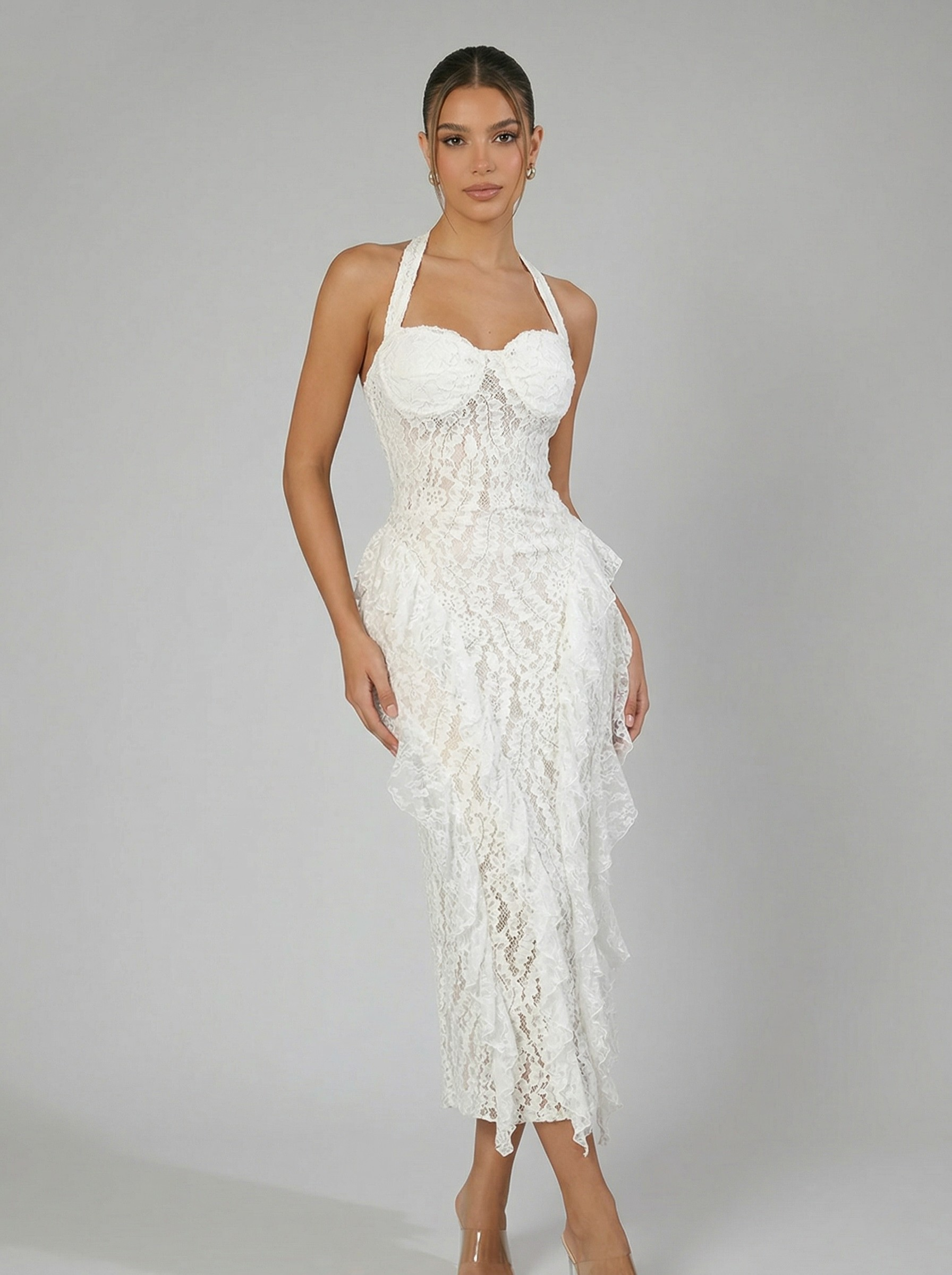 magnolia maxi dress Amanda Uprichard Magnolia Dress in Lemon